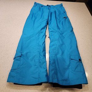Body Glove Women's Waterproof Pants Outdoor Snowboarding Skiing Blue Size Medium